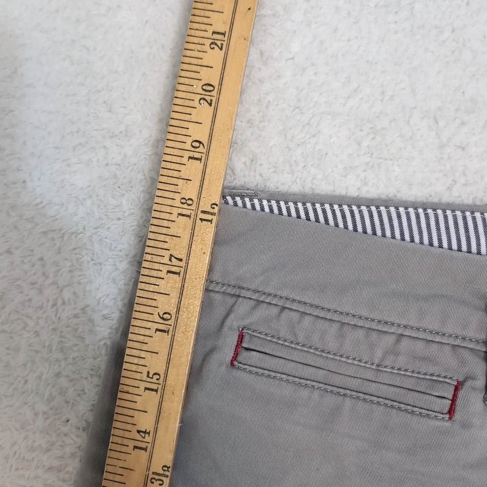 Untuckit Shorts Men's 38 Gray Flat Front‎ Zipper Pocket 9